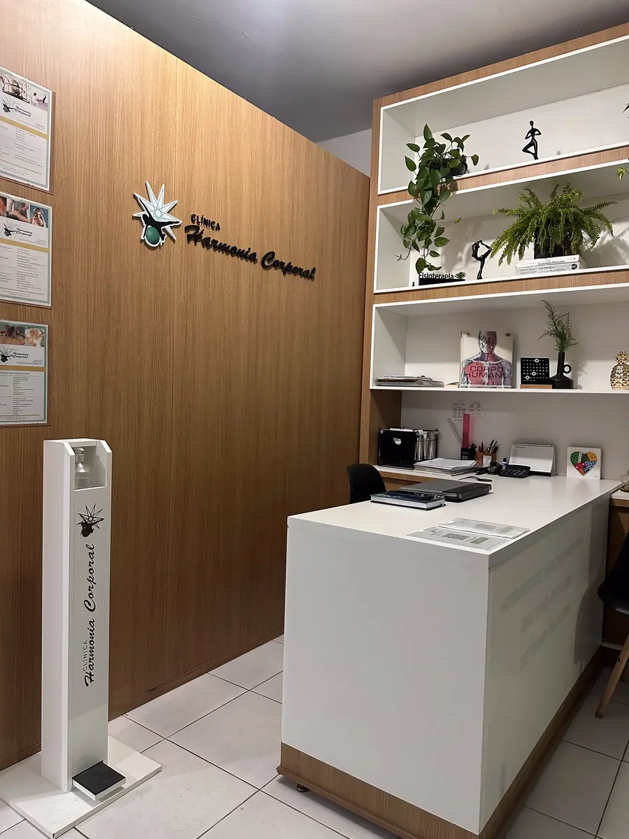 Recepção da Clínica Harmonia Corporal, em Boa Vista – RR