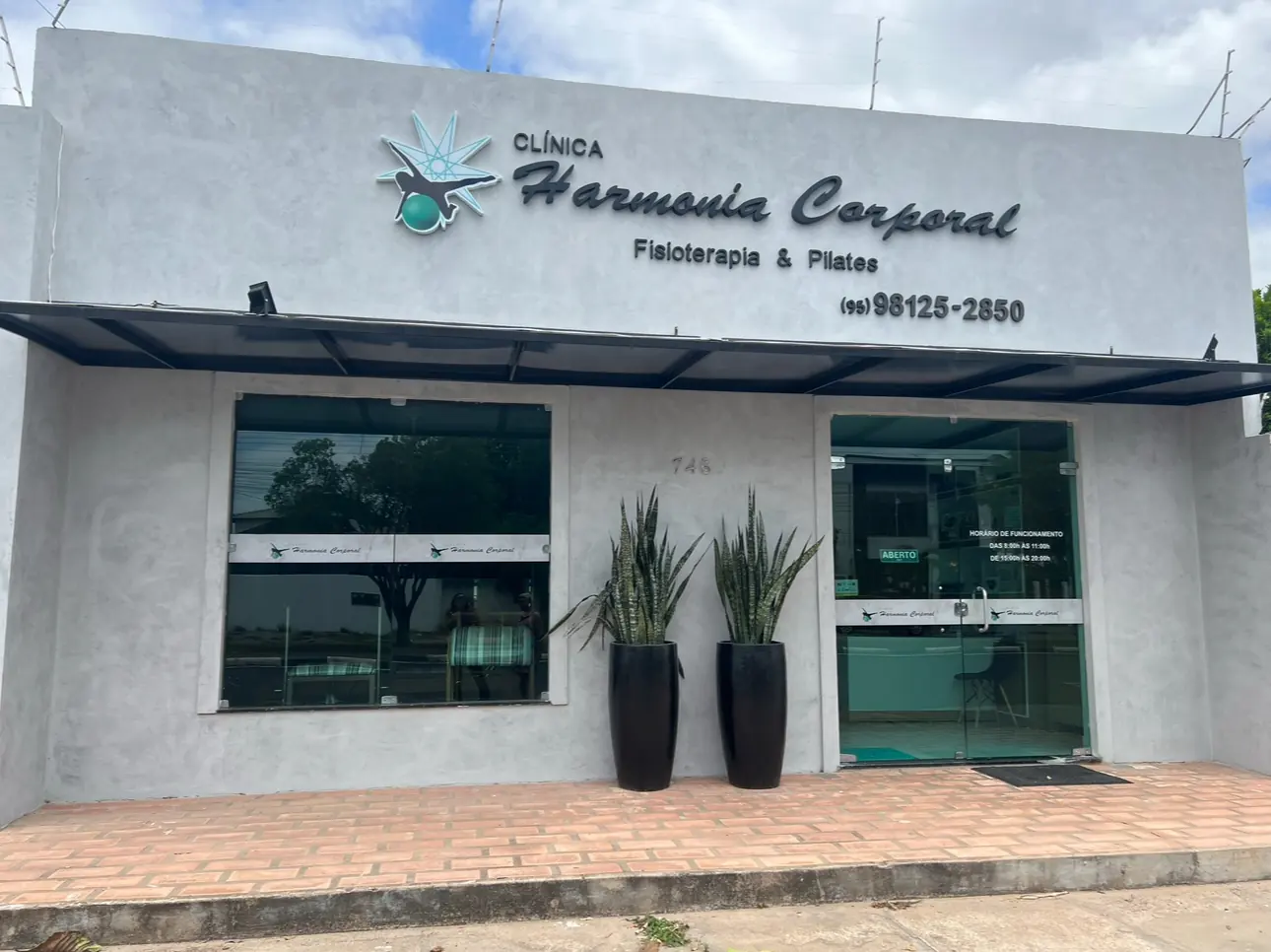 Fachada da Clínica Harmonia Corporal na Rua Bacabeira, 746, Caçari, Boa Vista – RR
